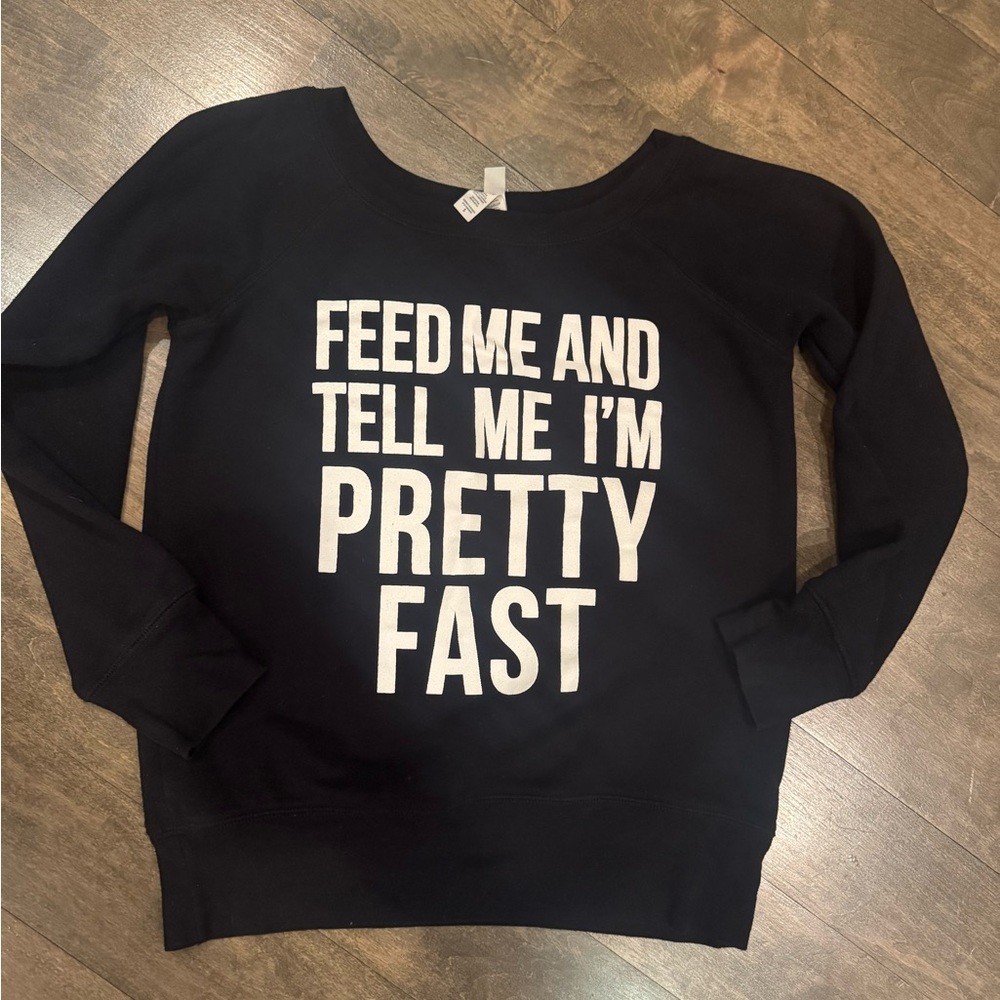 Sarah Marie Design Running Sweatshirt - Black - Sz S - Bella Canvas Brand